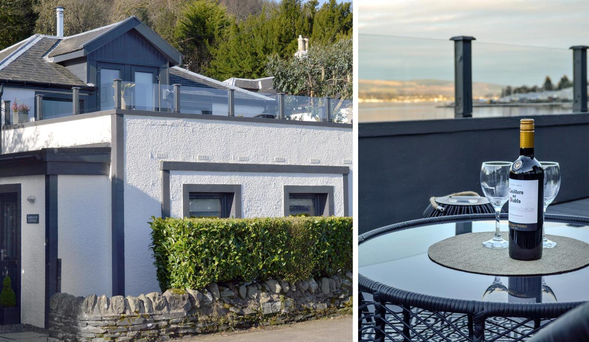 Cosy Lochside Cottage With Mountain And Sea Views Clynder المظهر الخارجي الصورة